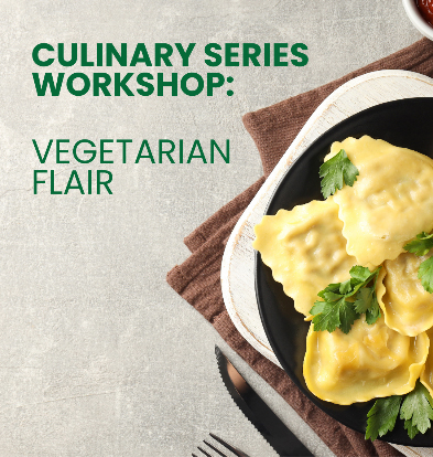 Vegetarian ravioli on a plate