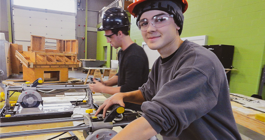 Students in workshop