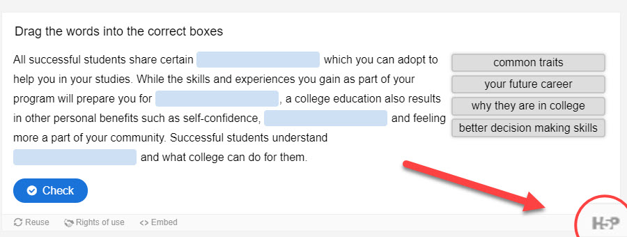 Selfcheck example