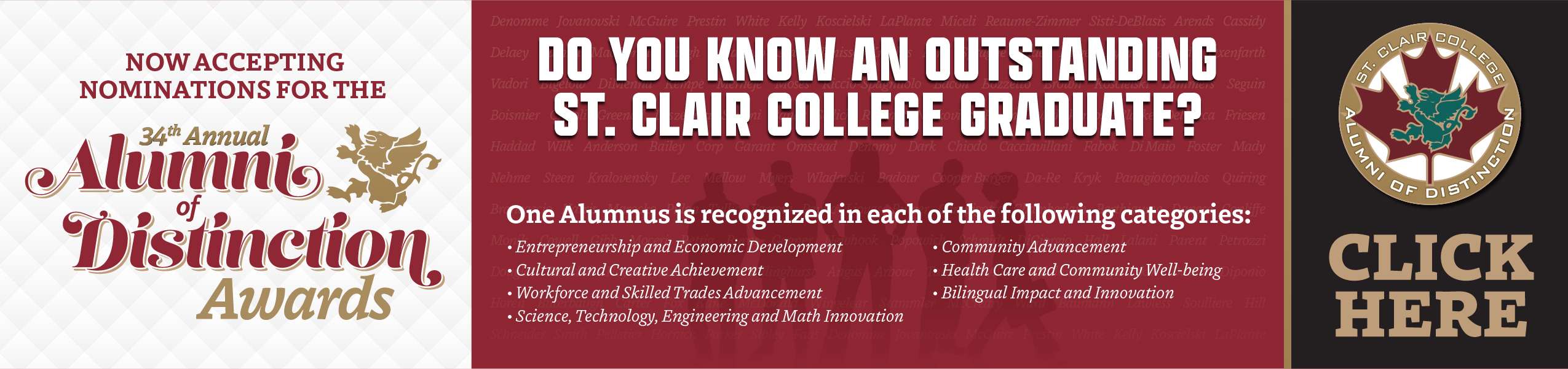 Nominate an Alumni of Distinction today