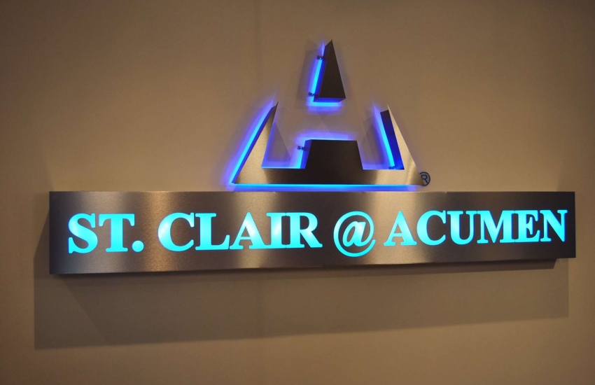 St. Clair @ Acumen sign