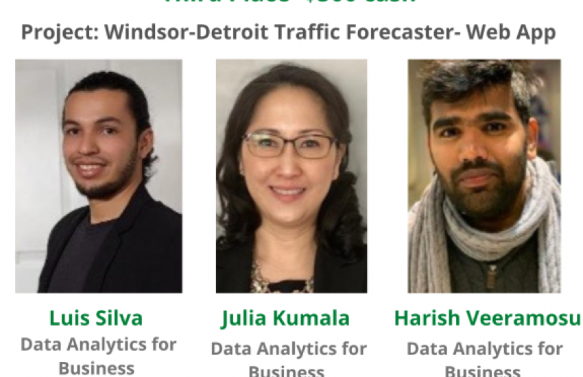The Windsor-Detroit Traffic Forecaster is a free-to-use web application that uses data gathered from the City of Windsor’s own records to predict the amount of traffic in the Windsor-Detroit border crossing. It uses artificial intelligence to help gauge these amounts.