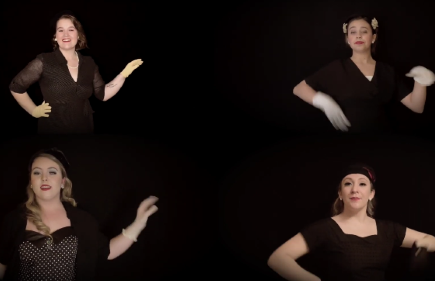 Girls In The Gang is this year’s final stage production, but it wasn’t done on a stage, it was made for the screen.