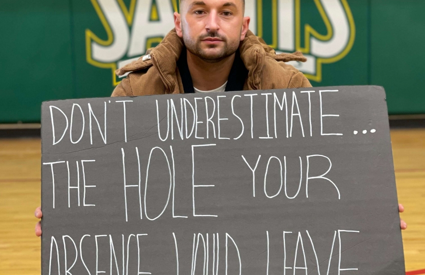 Zachery Dereniowski has gained millions of followers on Tik Tok by posting videos of himself interacting with the public through kind gestures.