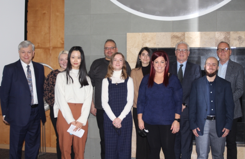 A diverse group of St. Clair College students and their dynamic ideas to modernize a small-town café recently earned them $10,000 in prize money at the Odette-Peddie Amherstburg Case Challenge.