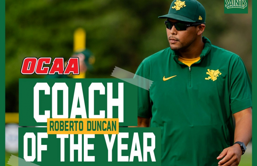 OCAA Coach of the Year Roberto Duncan