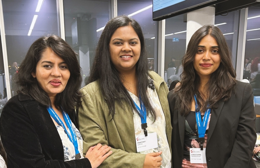 3 female St. Clair College students