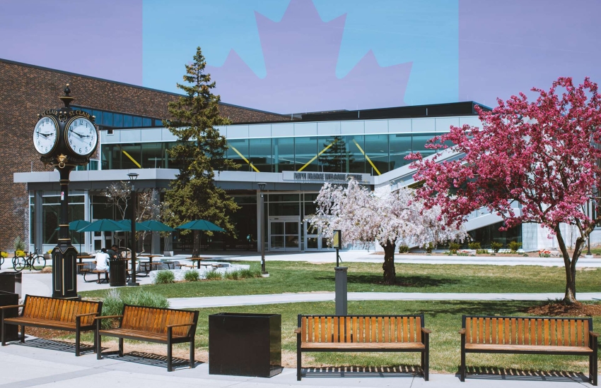 Outside shot of the Patti France Welcome Centre