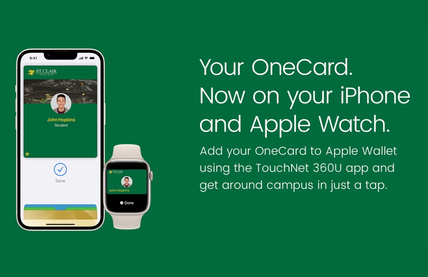Graphic: Your OneCard. Now on your iPhone and Apple Watch.