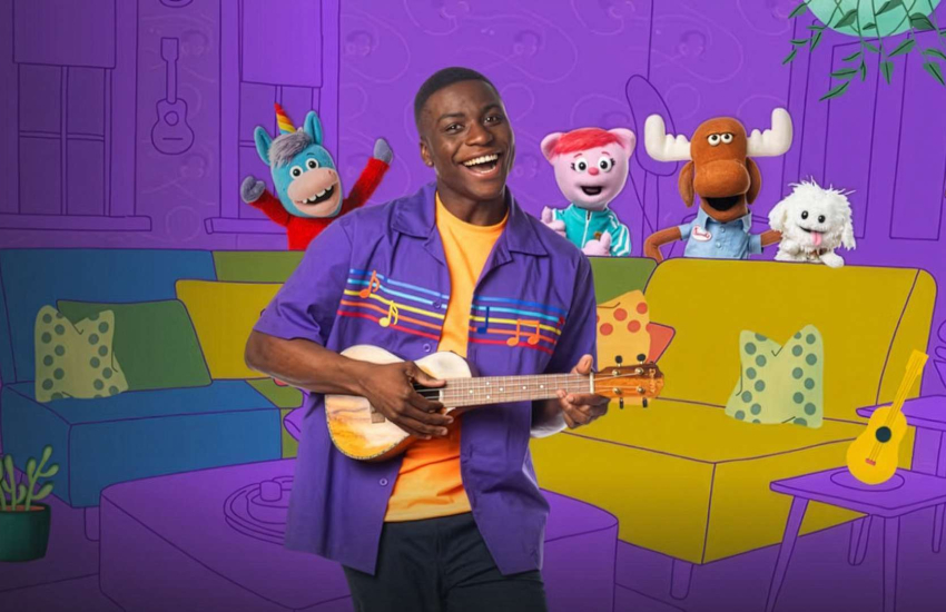 Joojo Paintsil, the host of CBC Gem's Hey Joojo!