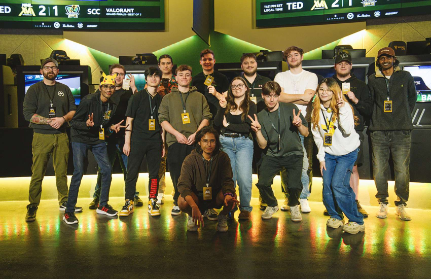 The No Man's LAN organizing team at the 2025 No Man's LAN event