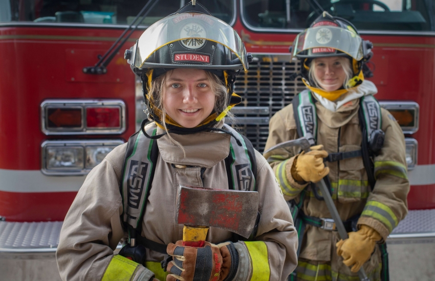 Students and instructors in the Pre-Service Firefighter Education and Training program at St. Clair College can already see the advantages of training and performing lab work in their new home, a two-bay fire station at 1905 Cabana Rd W.
