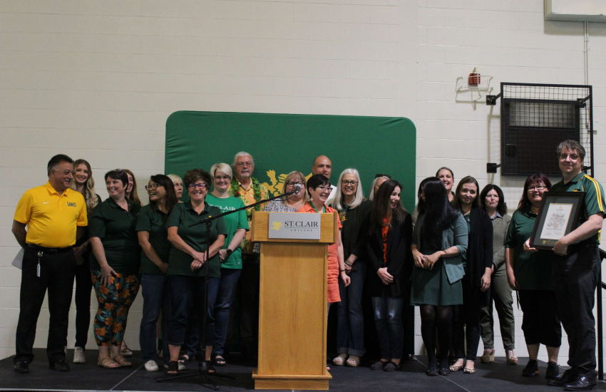 Staff and faculty from the MediaPlex and from the College’s Student Services department were honoured this week with Employee Excellence Awards for their dedication and commitment to their crafts.