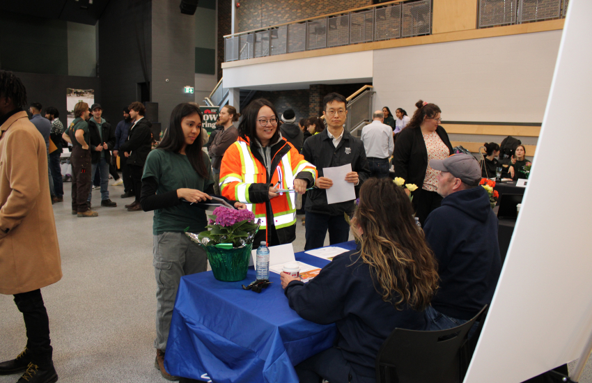 Attendees at table in SLC