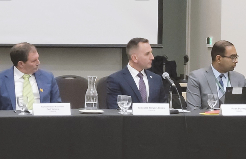 Participants at roundtable looking to left.