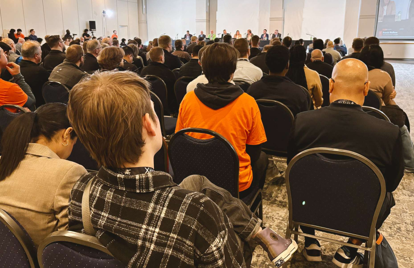 Audience of people