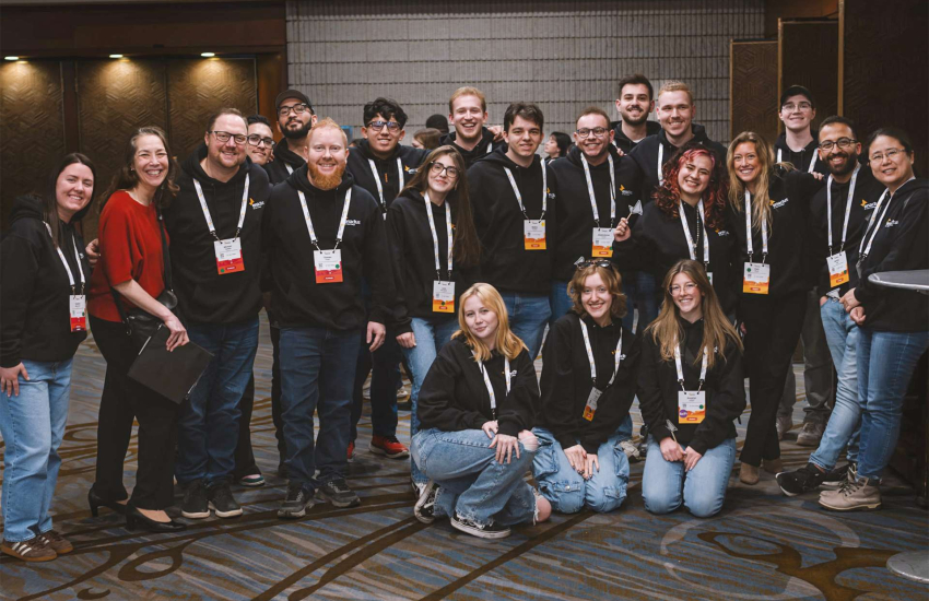 St. Clair College students and faculty advisors 