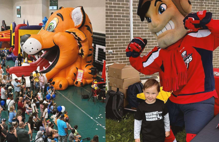 Guests of all ages pack the St. Clair College SportsPlex
