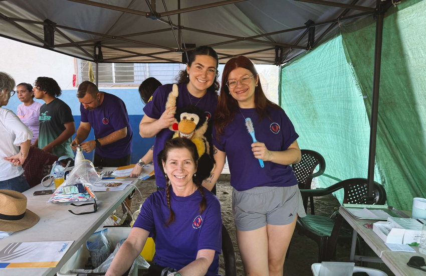 Students and faculty from St. Clair College's Dental Hygiene program