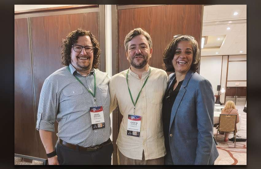 Daniel Dacombe, Andrew Copson, and Dr. Karamjeet Dhillon