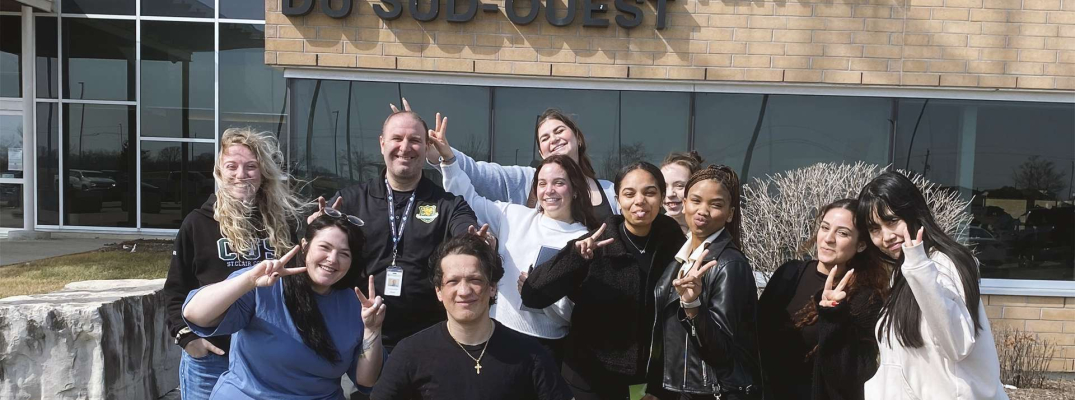 First-year students in the Community & Justice Services program