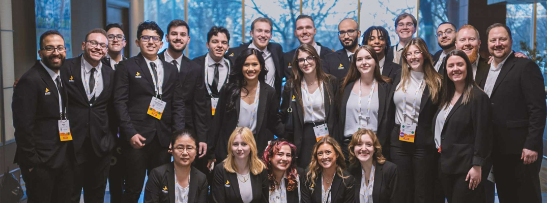 St. Clair College students and faculty advisors 