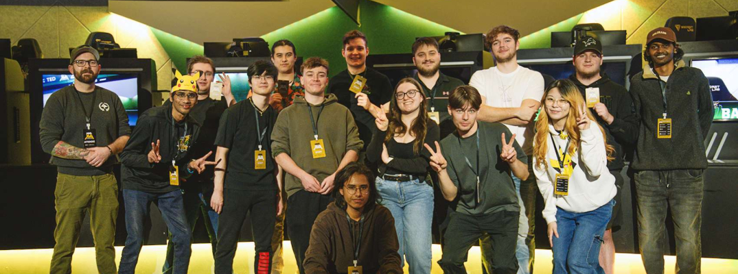 The No Man's LAN organizing team at the 2025 No Man's LAN event