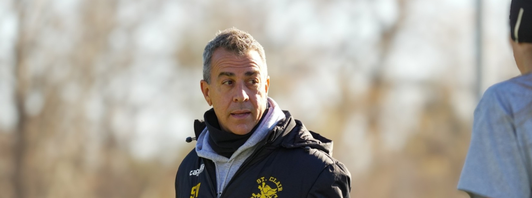 Steve Vagnini on the sidelines of a match