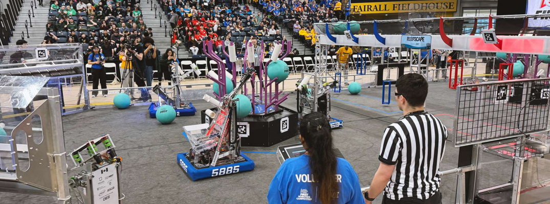 Windsor Essex Great Lakes FIRST Robotics competition in 2025 at the St. Denis Centre