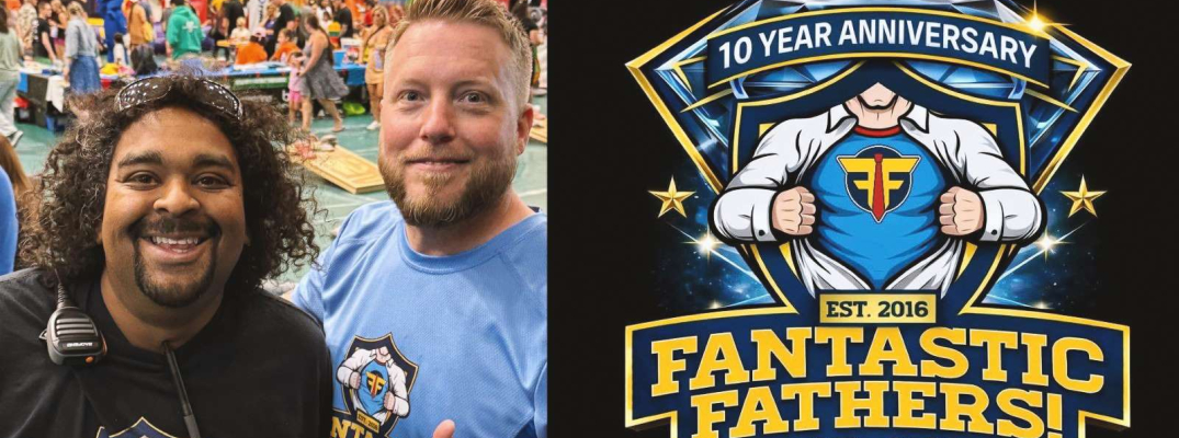 Seth Perera and Steve Brown, co-founders of Fantastic Fathers, posing