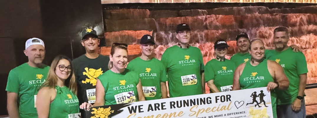 Members of the Saints on the Run team
