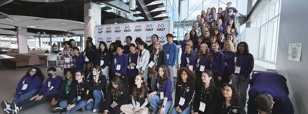 Participants of the FIRST Robotics Girls and Allies Youth Summit