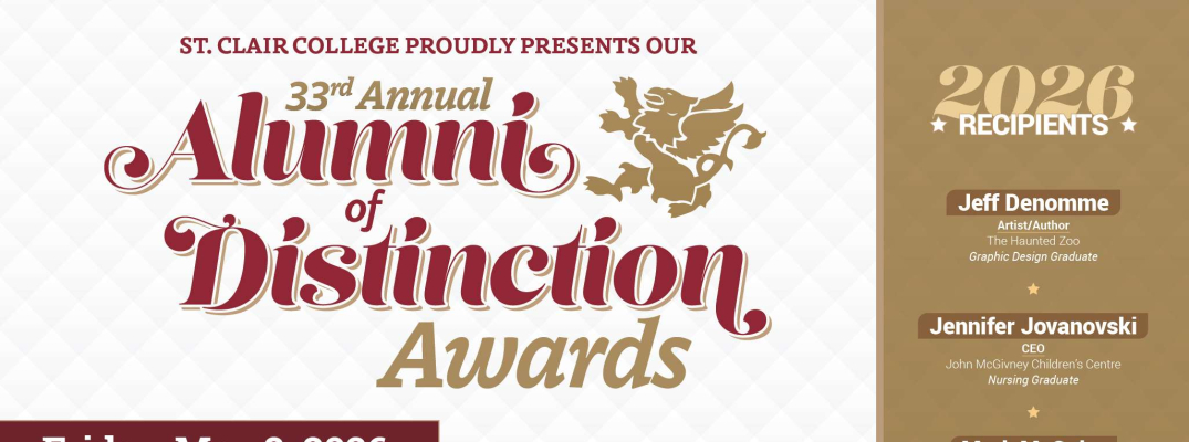 33rd Annual Alumni of Distinction Awards poster