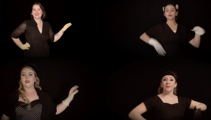 Girls In The Gang is this year’s final stage production, but it wasn’t done on a stage, it was made for the screen.