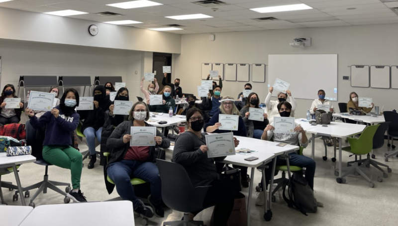 St. Clair College now has an additional 68 Suicide Alert Helpers and 30 Suicide First Aid Caregivers on campus thanks to the recent facilitation of fully-funded courses.