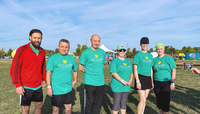 Photo of the winning team: Nico Zambito, Arash Aryapour, Ahmad Hamami, Talitha Alcock, Alexandra Kovac, Melissa Simas