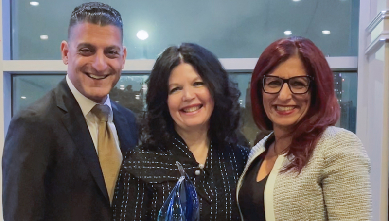 Eddie Francis, Patti France & Nancy Jammu-Taylor posing for a photo.