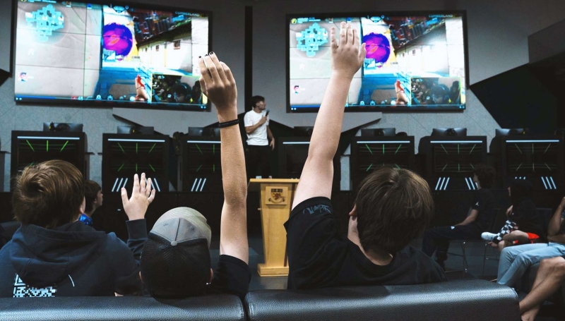 Campers partake in activities at the 2025 Esports Summer Boot Camp