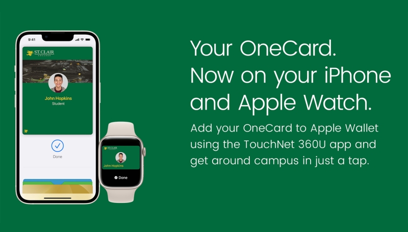 Graphic: Your OneCard. Now on your iPhone and Apple Watch.