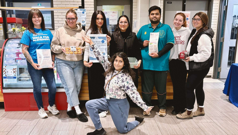 Group photo of Gerontology program staff and students