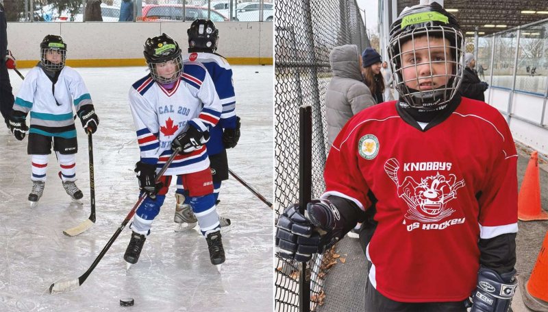 nobby's Kids hit the ice at Lanspeary Park on Dec. 20, 2025.