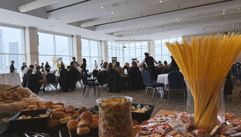 Guests enjoying varieties of soup at the second annual Soup Kitchen at the St. Clair College Centre for the Arts in downtown Windsor
