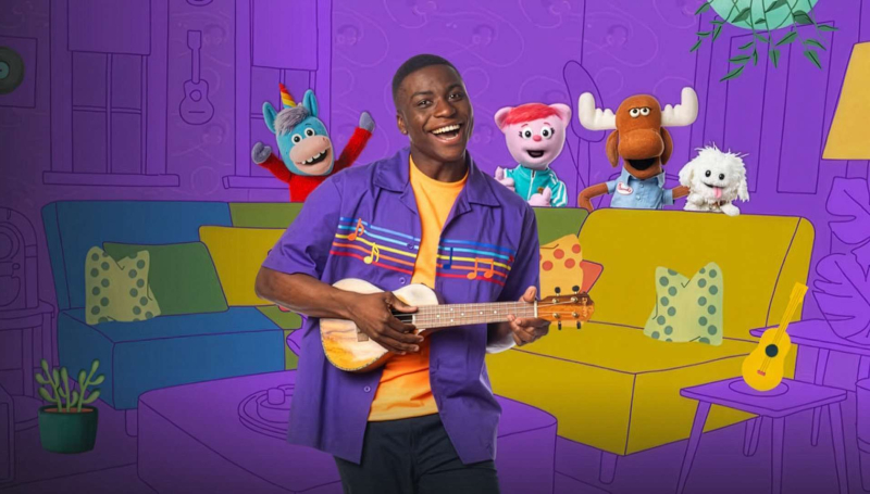 Joojo Paintsil, the host of CBC Gem's Hey Joojo!