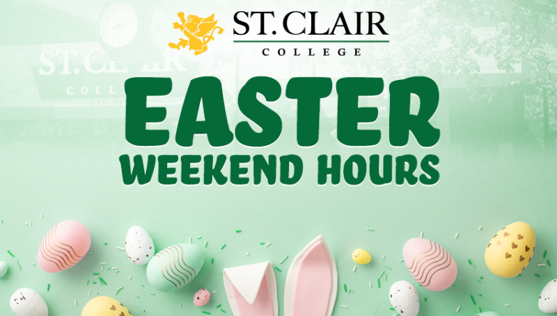 "Easter Weekend Hours"