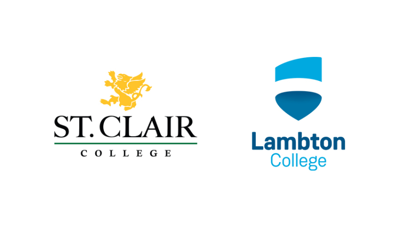 St. Clair College & Lambton College logos