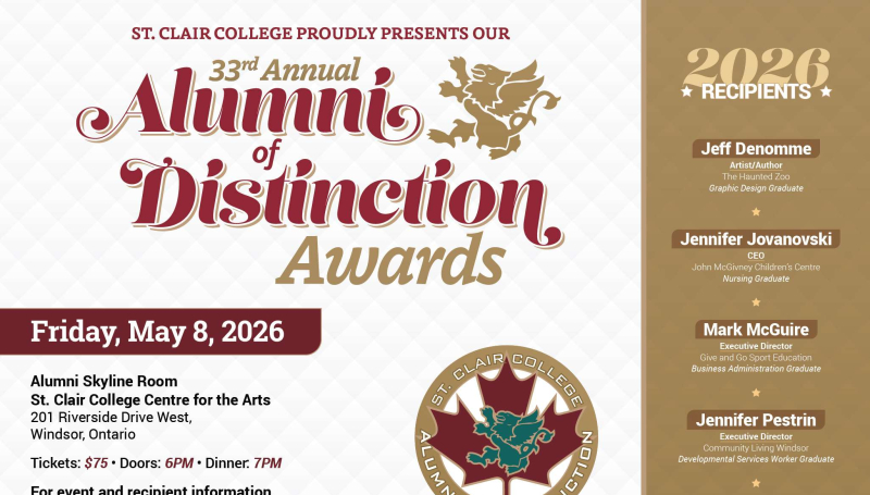33rd Annual Alumni of Distinction Awards poster