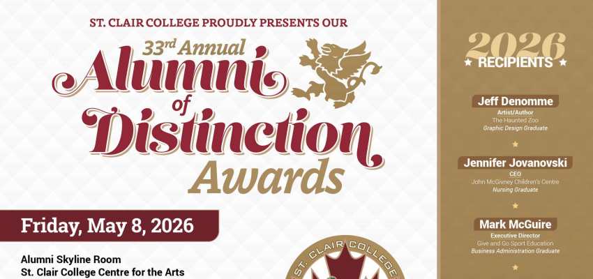 33rd Annual Alumni of Distinction Awards poster