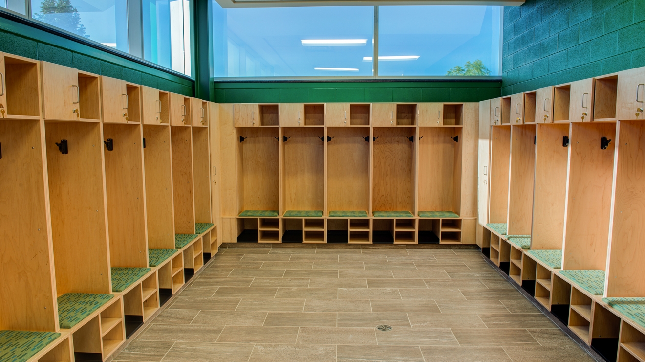 Locker room