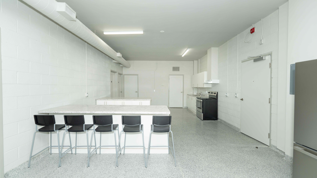 Kitchen area in the residence