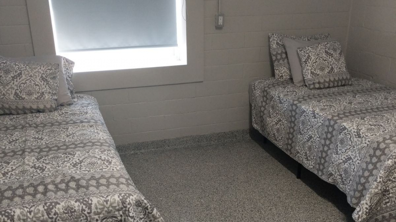 Double bed area in the residence